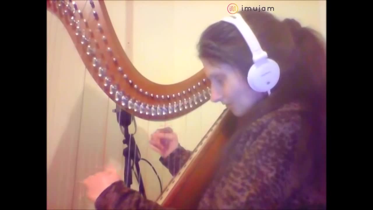 Crawling by linkin park - harp cover