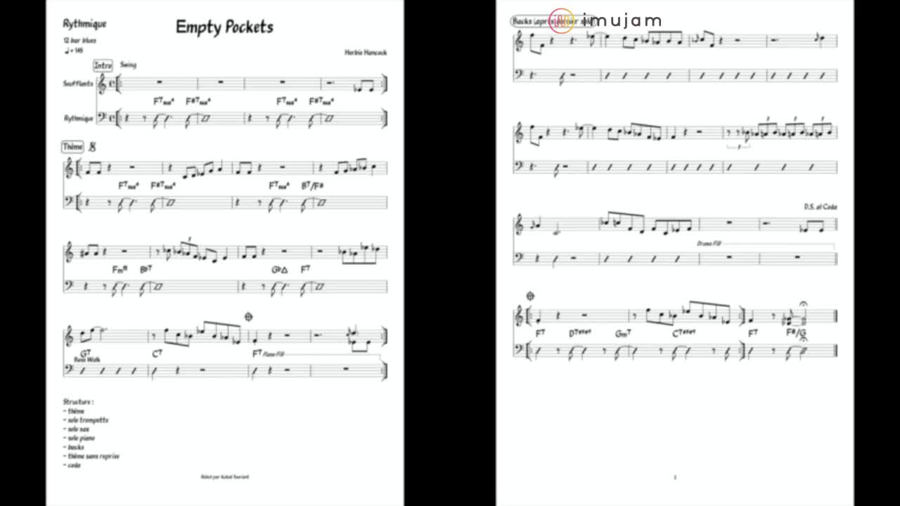 Empty Pockets Jazz Herbie Hancock