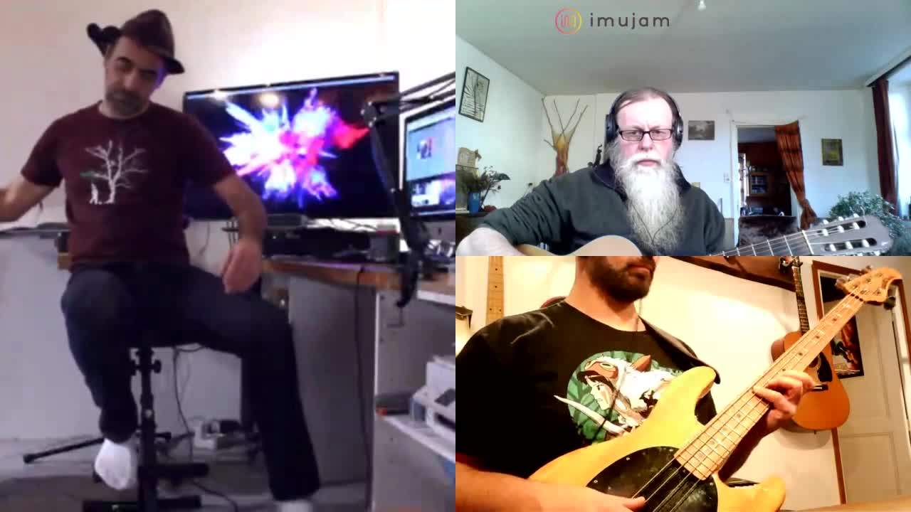 improvisation test in A with Looper